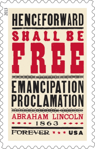 Emancipation Proclamation Forever Stamp
