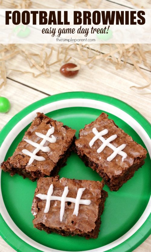 Super Bowl Sunday Football Brownies
