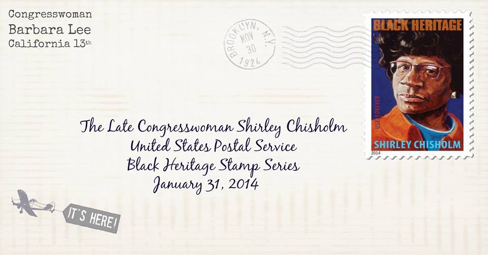 Shirley Chisholm Stamp Celebration