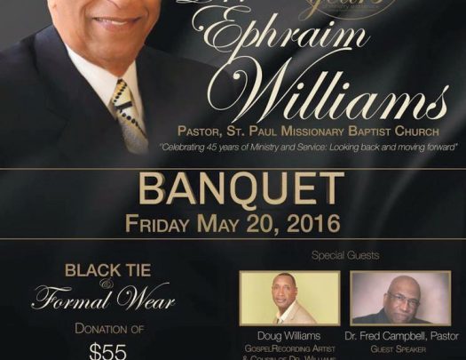 Dr. Ephriam Williams 45th Anniversary