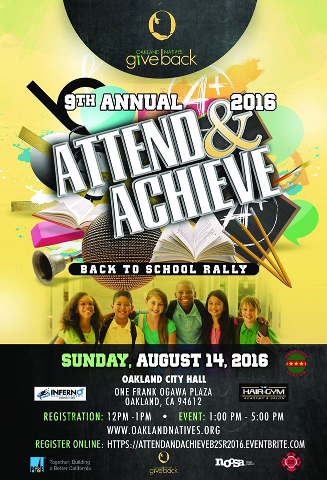 Attend & Achieve Back to School Rally 2016