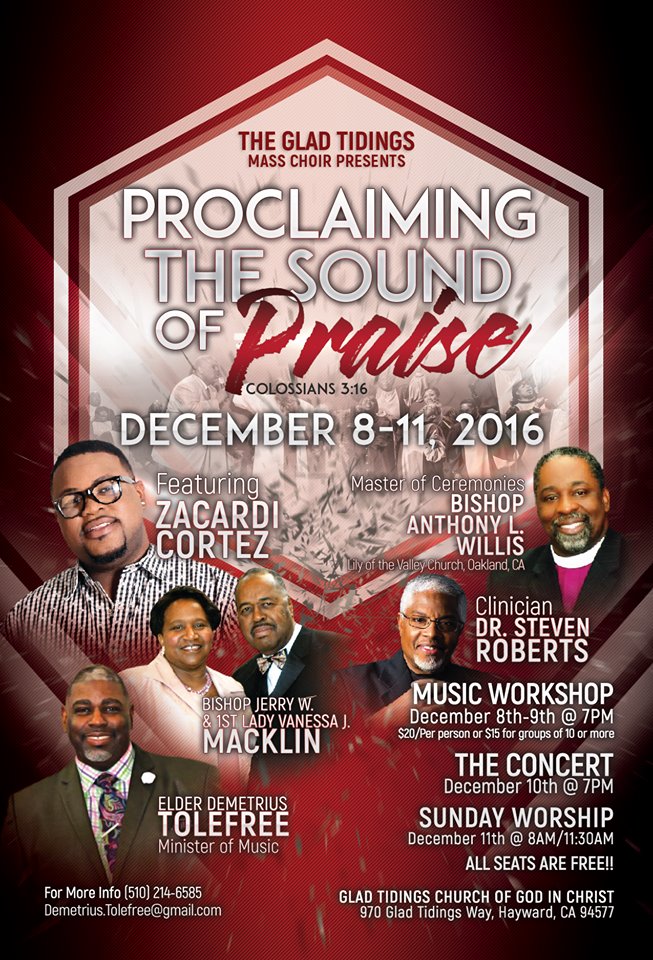 Glad Tidings COGIC Annual Worship & Music Conference Concert