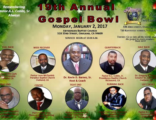 Gospel Bowl 2017
