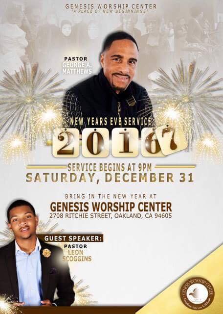 Genesis Worship Center - New Year's Eve Service