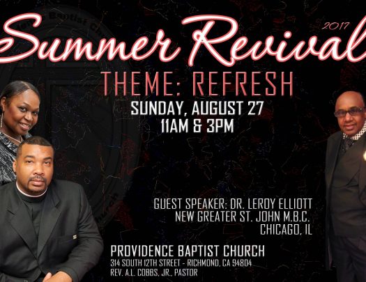 Providence Baptist Church Summer Revival 2017