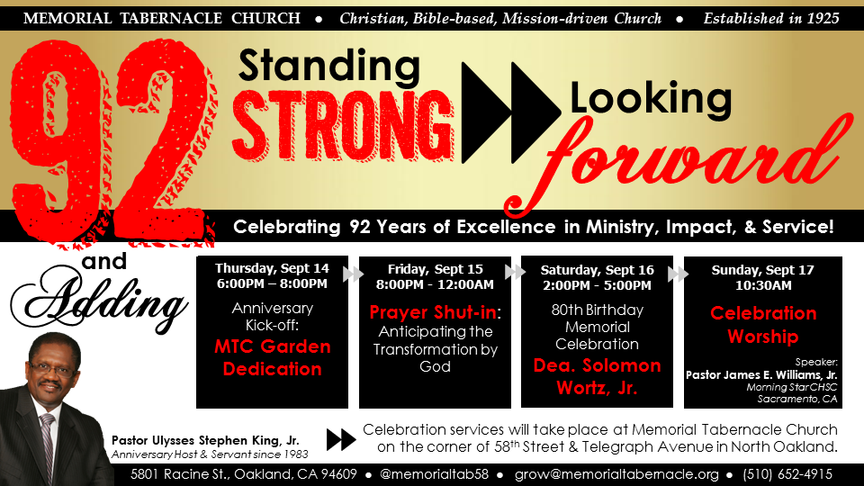 92nd Church Anniversary Fb