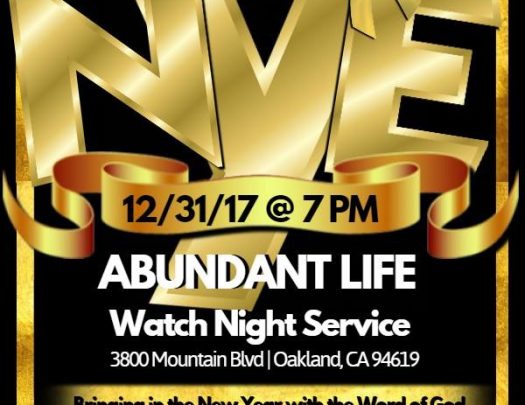 Abundant Life CCF - Watch Night Service