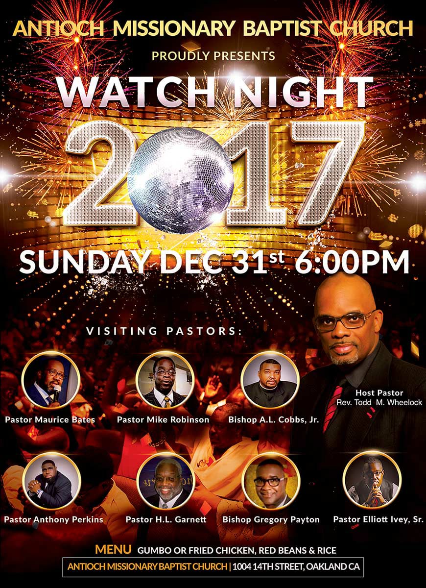 Antioch Missionary Baptist Church - Watch Night Bowl