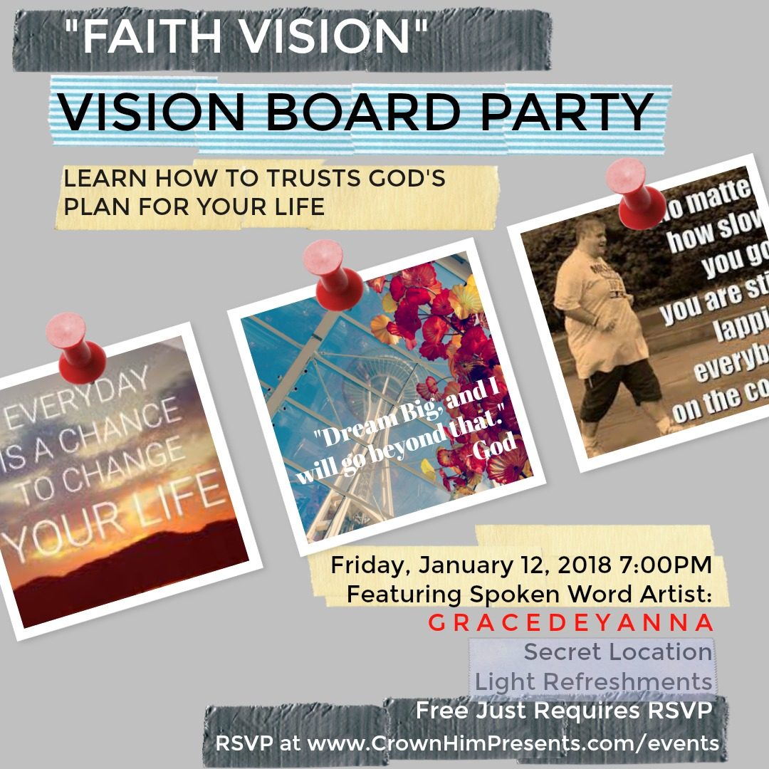 Crown Him Presents: Faith Vision - Vision Board Party