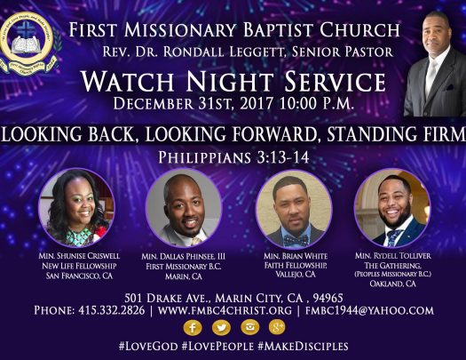 First Missionary Baptist Church - Watch Night 2017