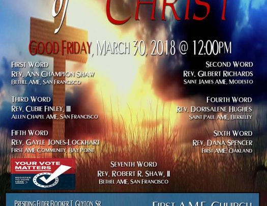 AME California Conference Ministerial Alliance Good Friday 2018
