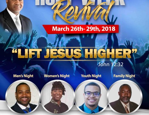 First Missionary Baptist Church Holy Week Revival 2018