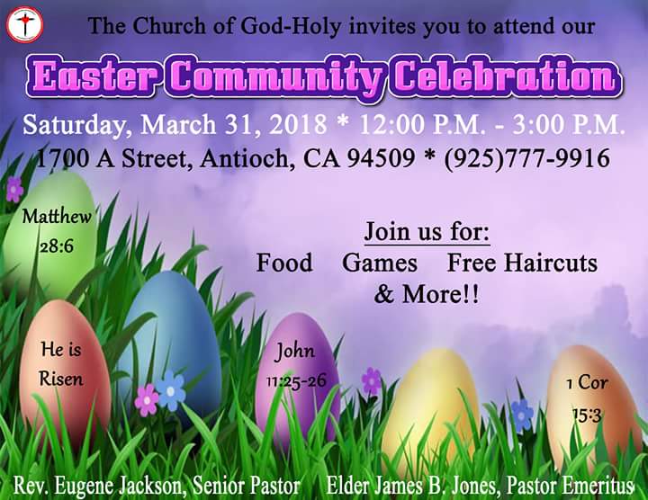 The Church Of God Holy Easter Celebration