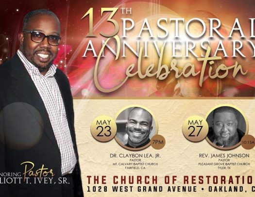 Rev. Elliott T. Ivey - Pastoral Anniversary Celebration