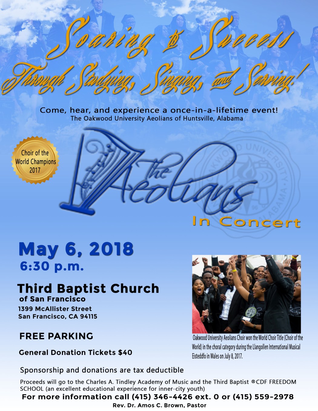 Third Baptist Church - The Aeolians in Concert SF