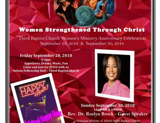 Third Baptist Womens Ministry Anniversary 2018