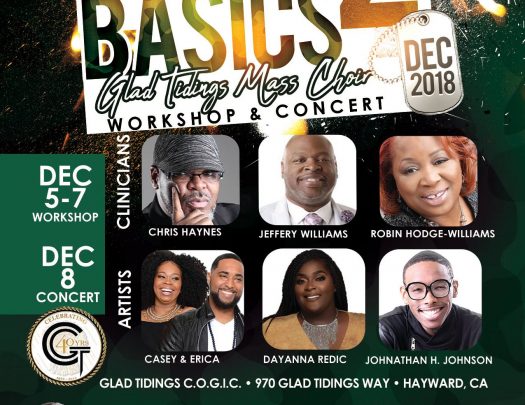 2018 Glad Tidings COGIC Music Workshop And Concert