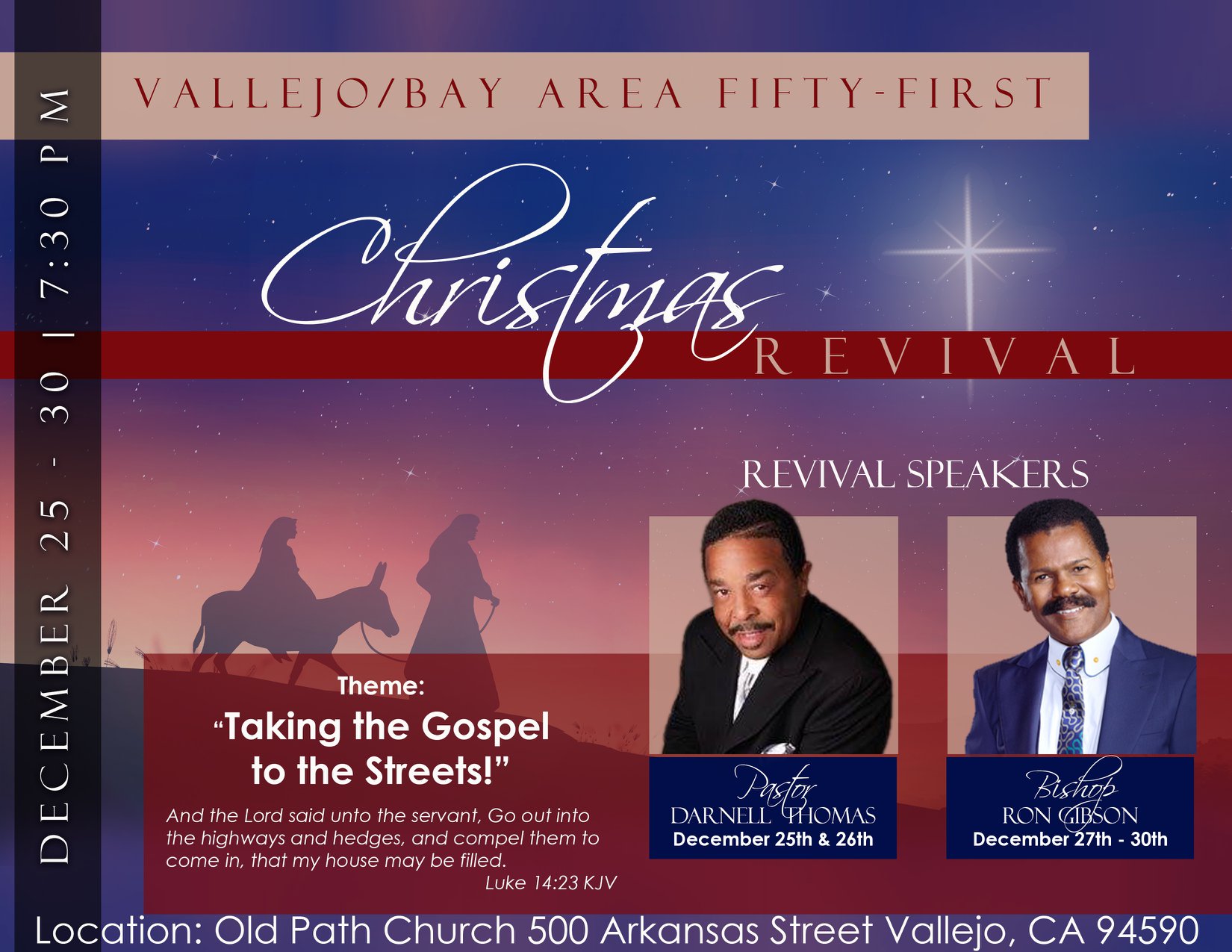 Old Path Miracle Cathedral Cogic Christmas Revival 2018