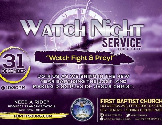 First Baptist Church Pittsburg Watch Night 2018