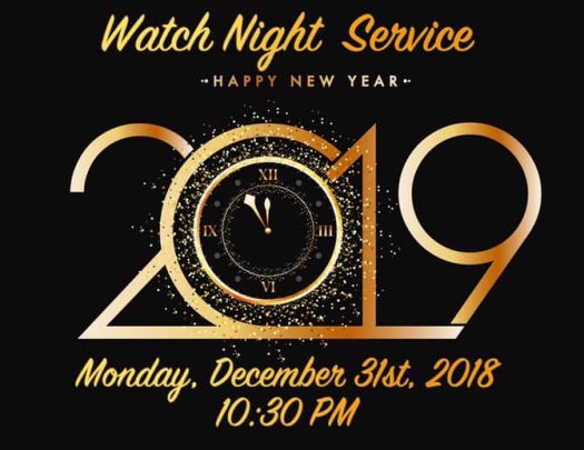 Genesis Church Watch Night Sacramento 2018