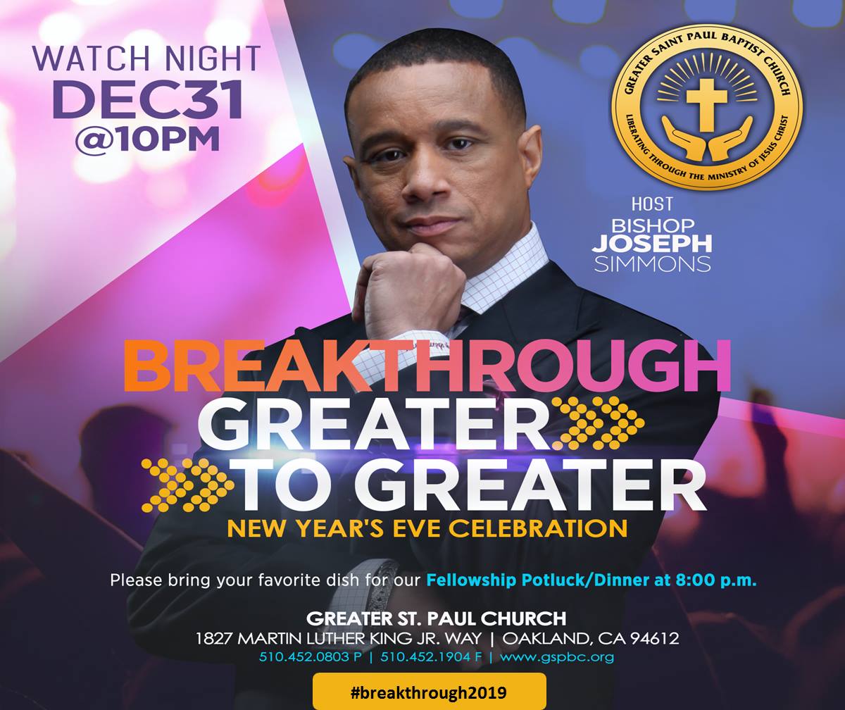 Greater St Paul Watch Night 2018