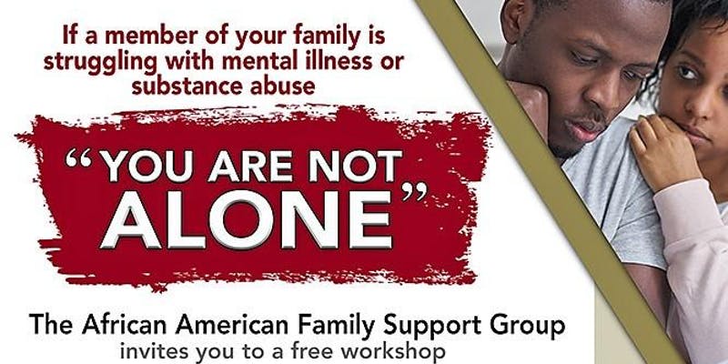 The African American Family Support Group Mental Health Workshop Berkeley Header 2018