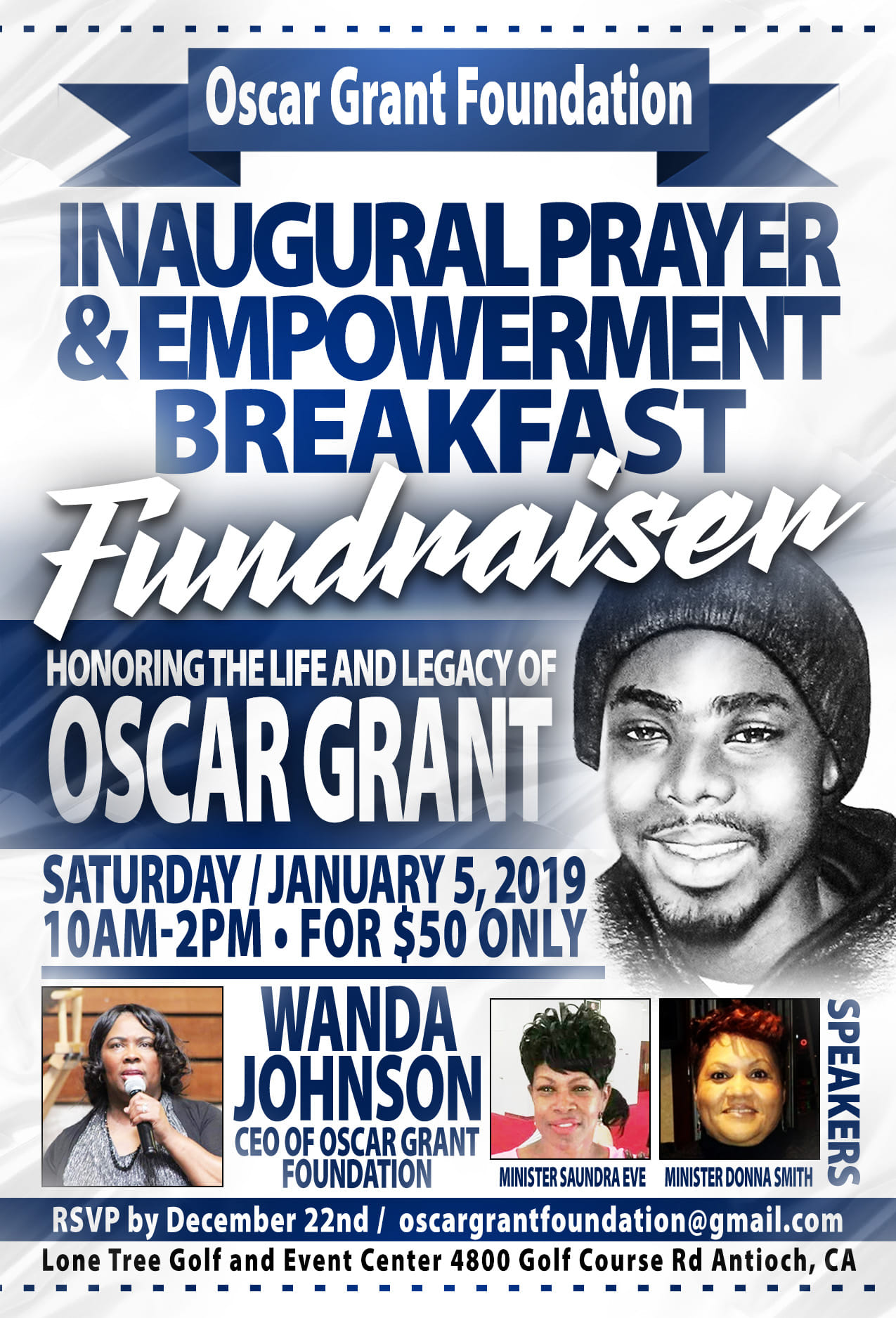 Oscar Grant Foundation Empowerment Prayer Breakfast 2018