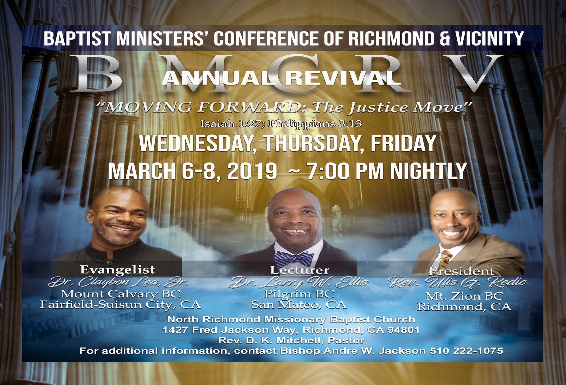 Baptist Ministers Conference Richmond & Vicinity - 2019 City Wide Revival