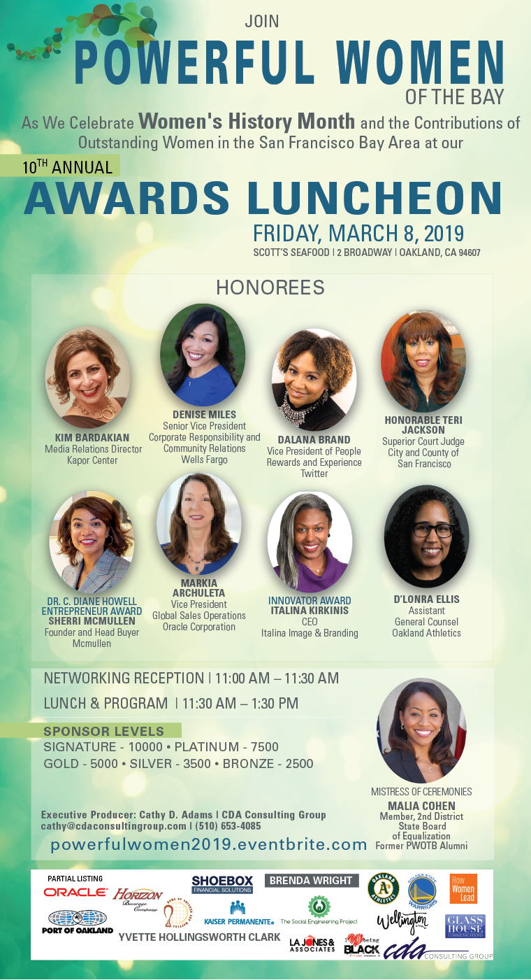 Powerful Women Of The Bay 2019