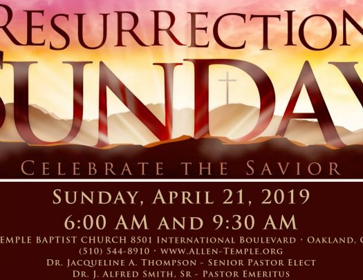 Allen Temple Baptist Church Resurrection Sunrise Service 2019