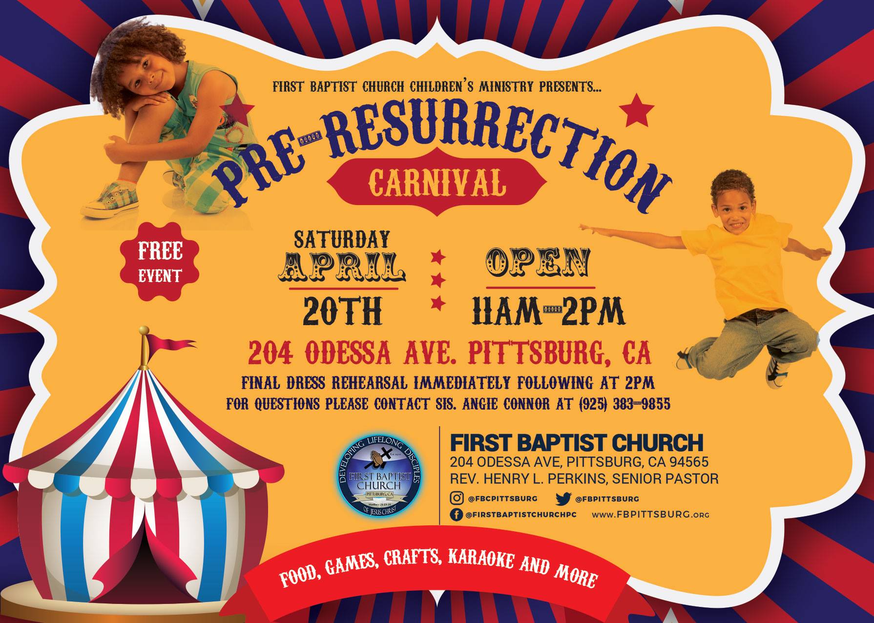 First Baptist Church Pre Easter Carnival 2019