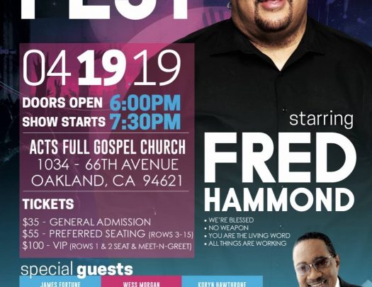 Fred Hammond James Fortune Wess Morgan Gospel Fest 2019