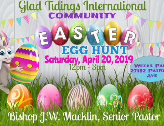 Glad Tidings Cogic Easter Egg Hunt 2019