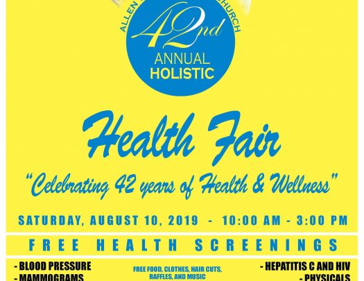 Allen Temple Holistic Health Fair 2019