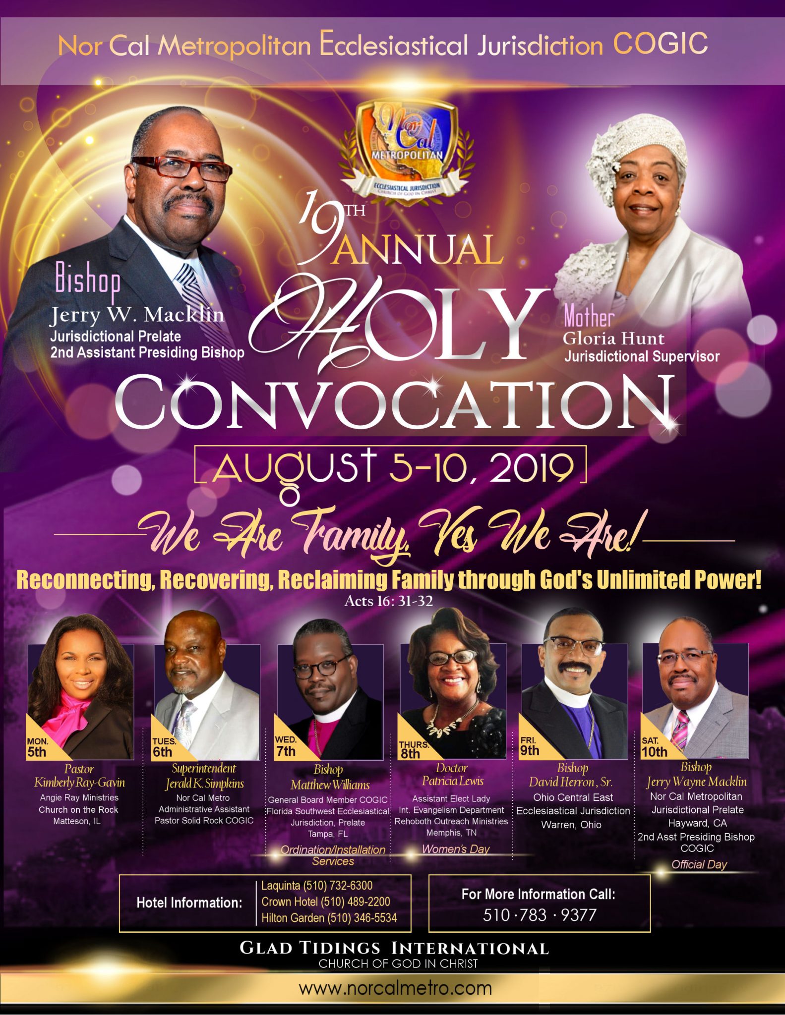Nor Cal Metro COGIC Holy Convocation 2019