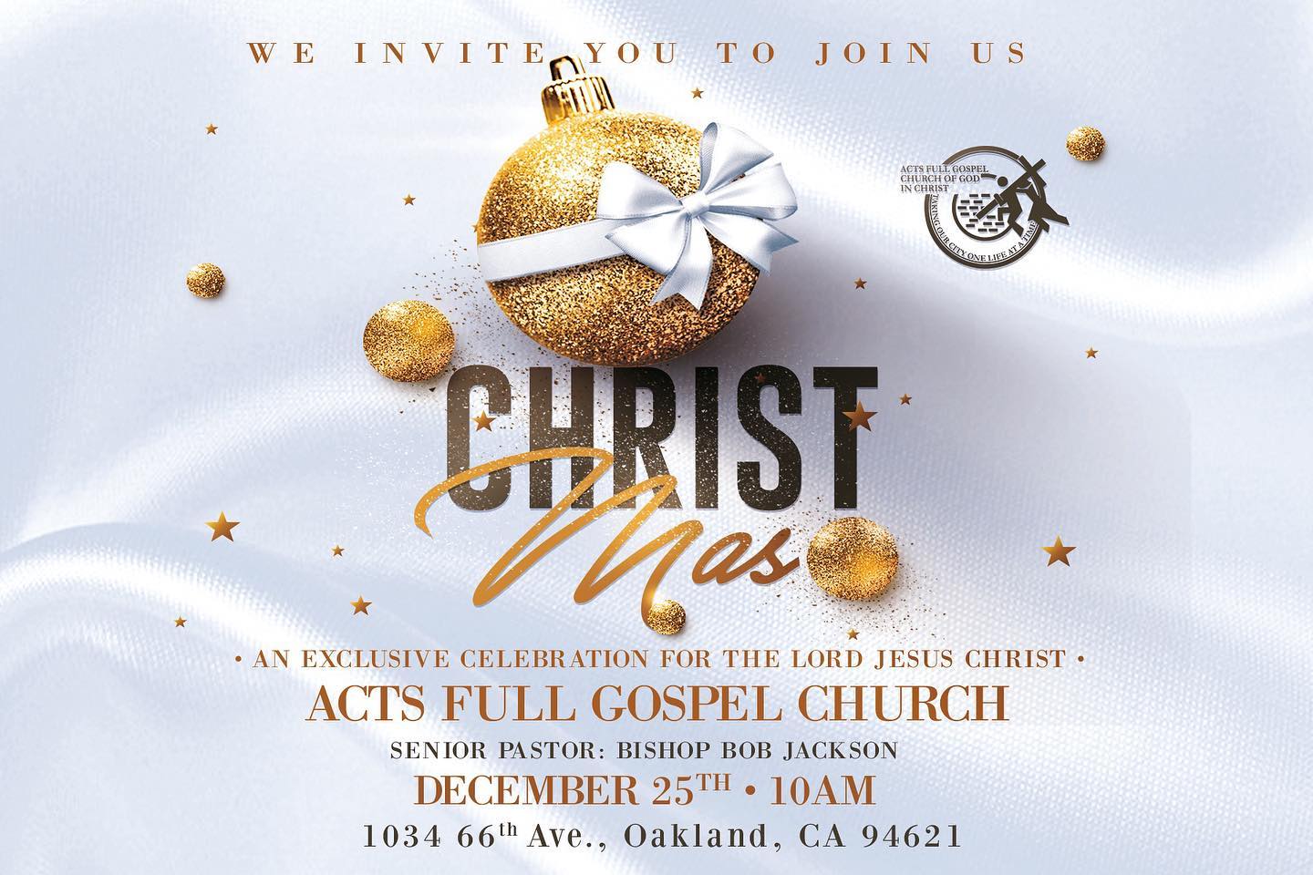 Acts Full Gospel Christmas Day Service 2019