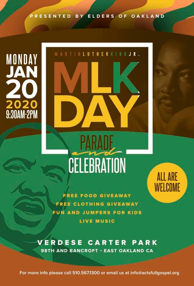 MLK Day Parade & Rally - Elders of Oakland 2020