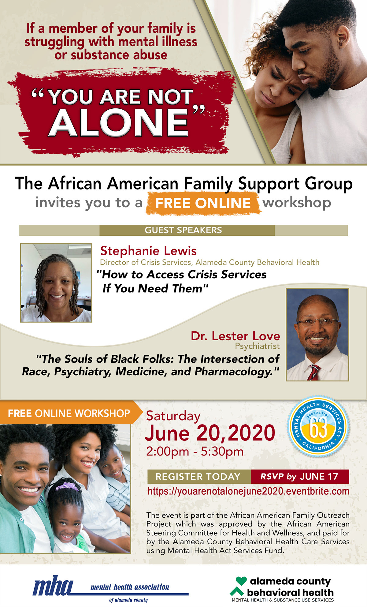You Are Not Alone - African American Family Support Group
