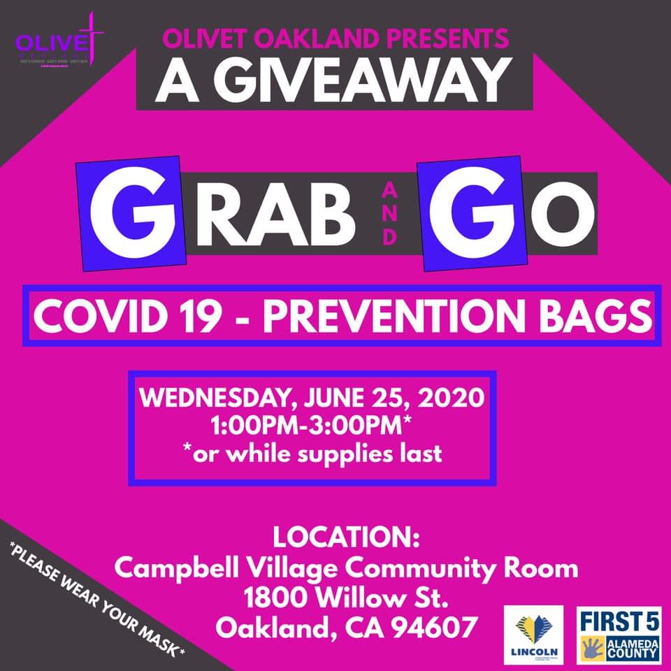 Olivet Covid-19 Prevention Bags