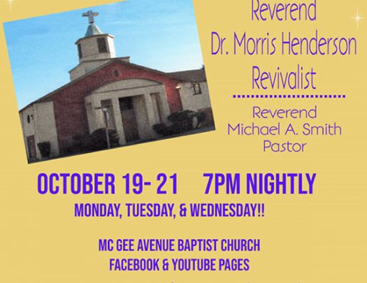 Mcgee Avenue Baptist Church Revival 2020