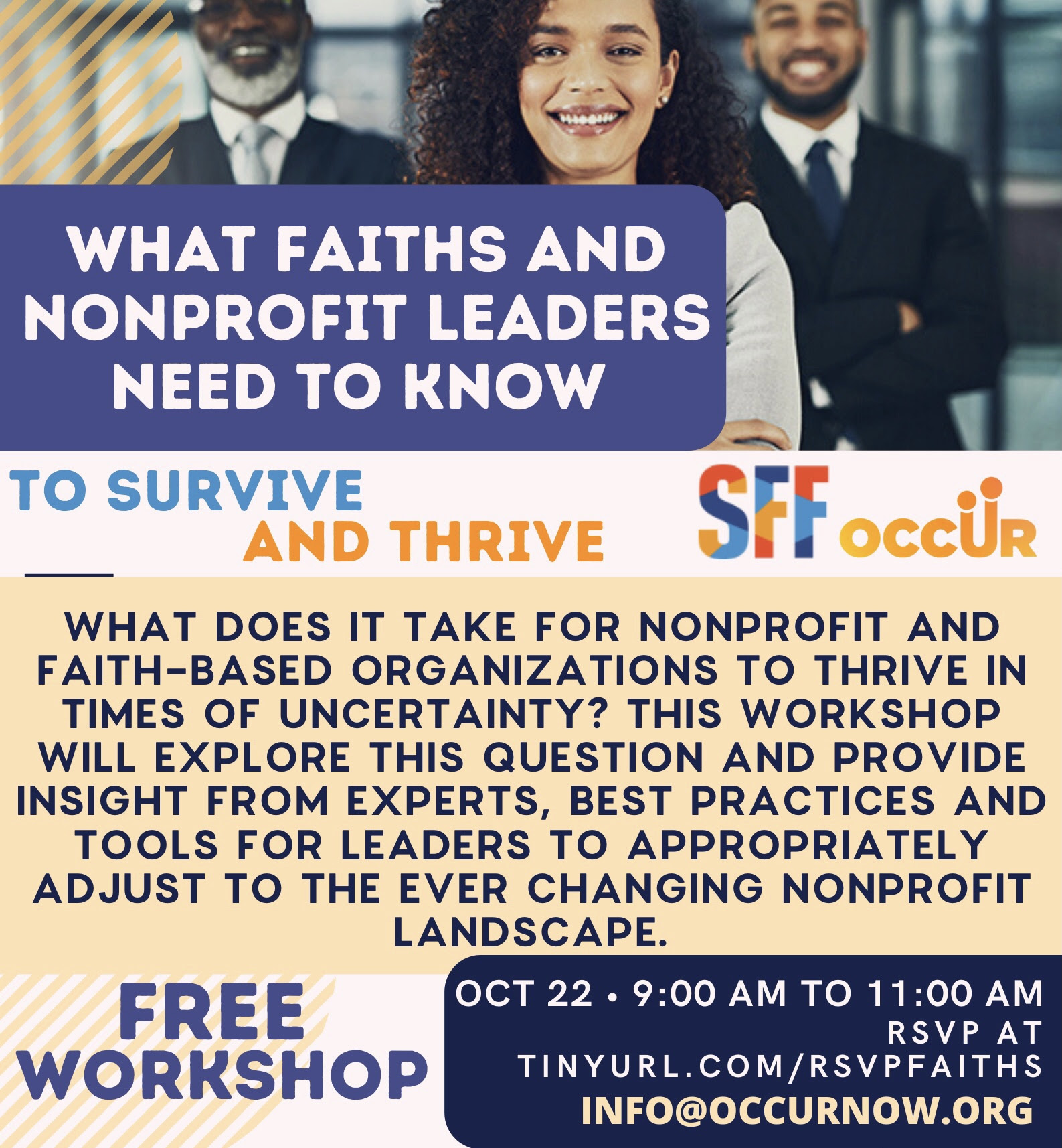 Occur Faith Based Nonprofit Leaders Survive And Thrive