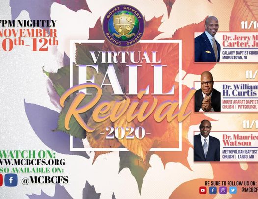 Mount Calvary Baptist Church - Virtual Fall Revival 2020