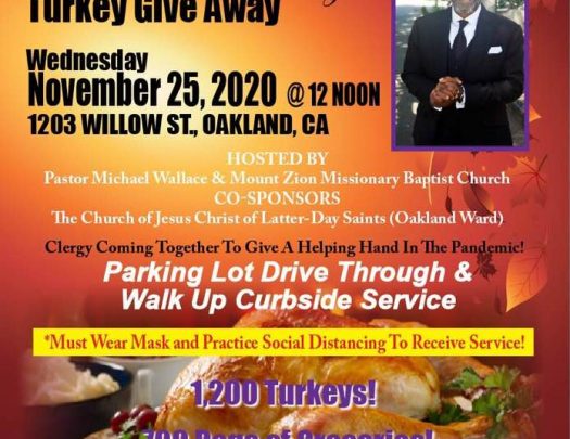 Mount Zion Mbc Thanksgiving Turkey Giveaway