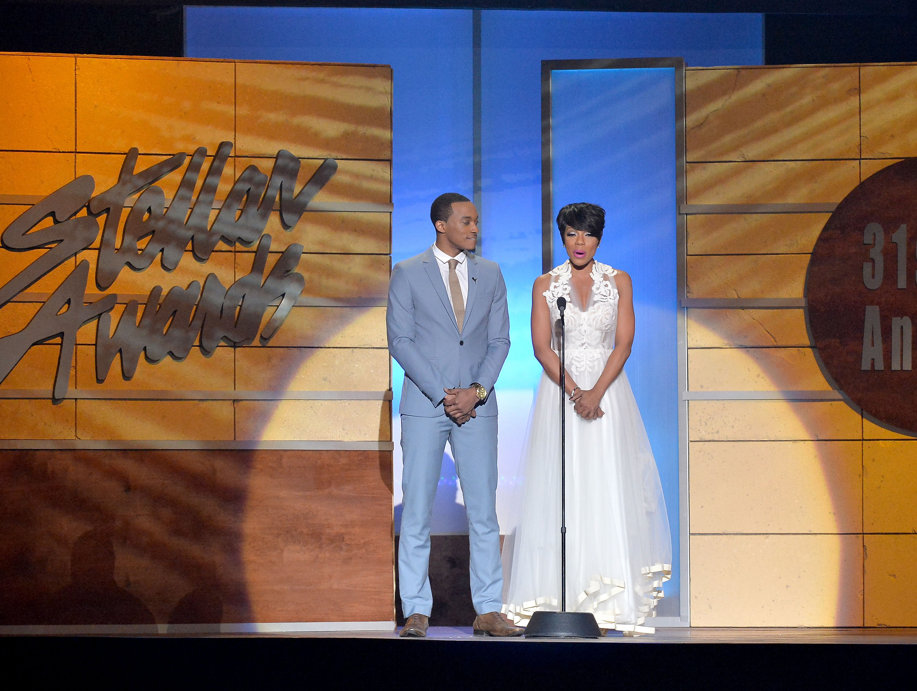 Nominee Jonathan Mcreynolds & Actress Wendy Raquel Robinson  